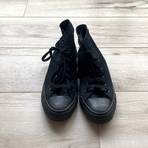 All Black converse